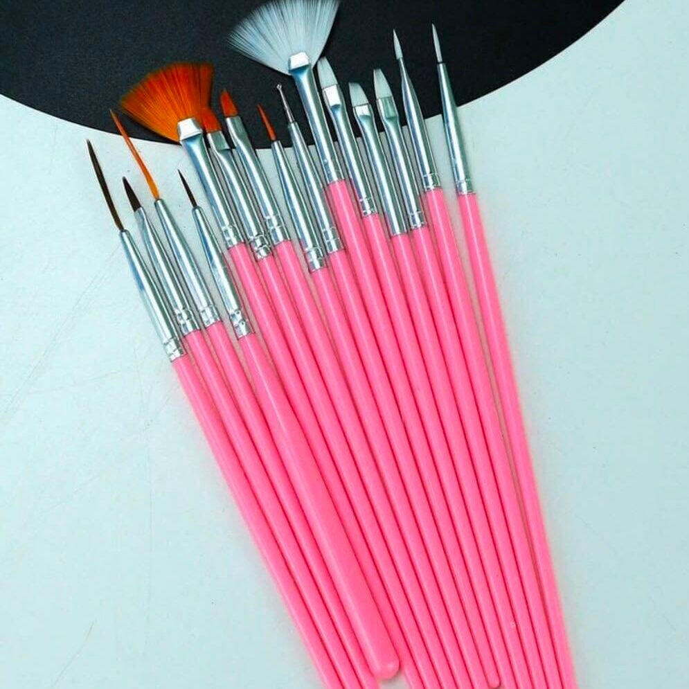 15 IN 1 NAIL ART BRUSH SET