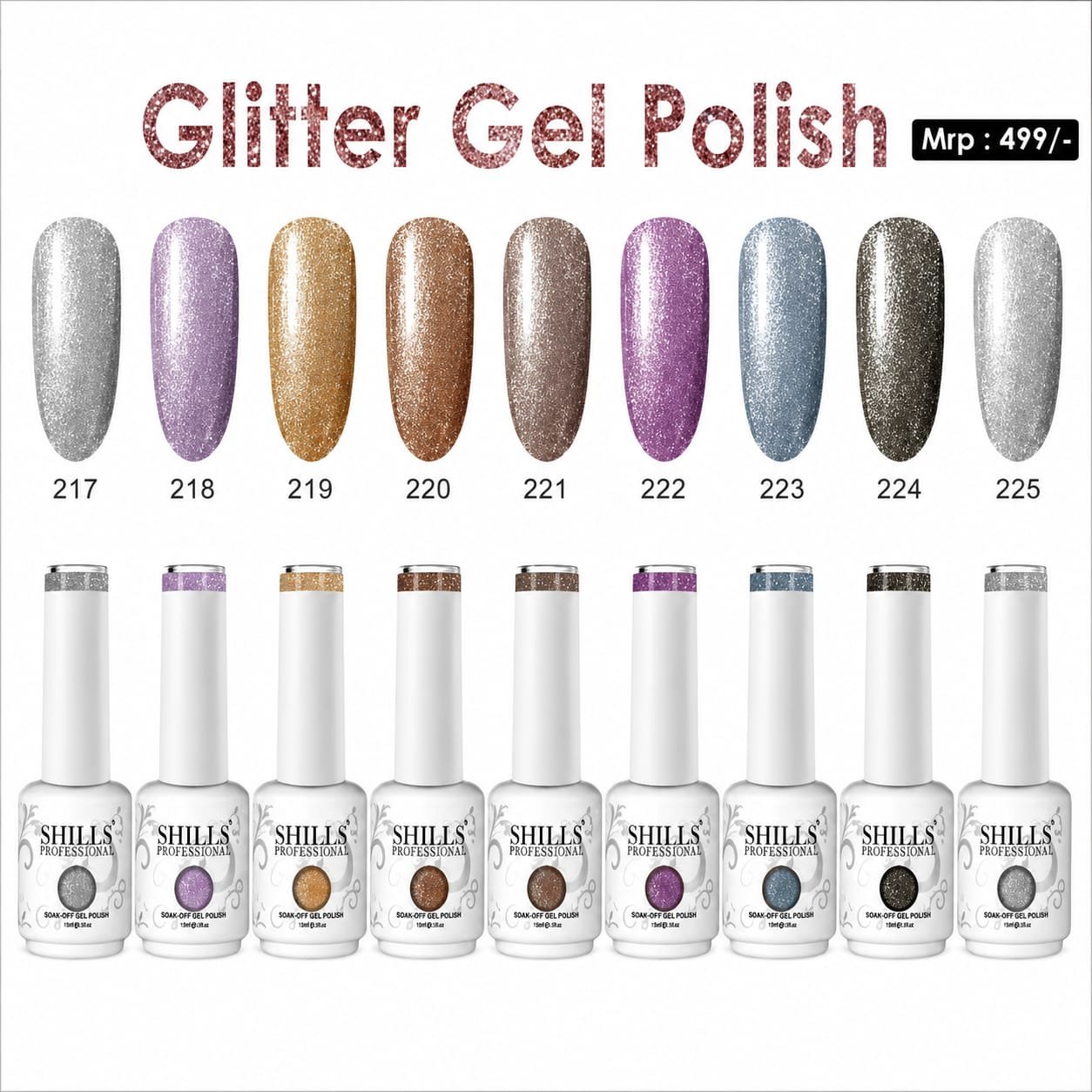 Shills Glitter Gel Polish