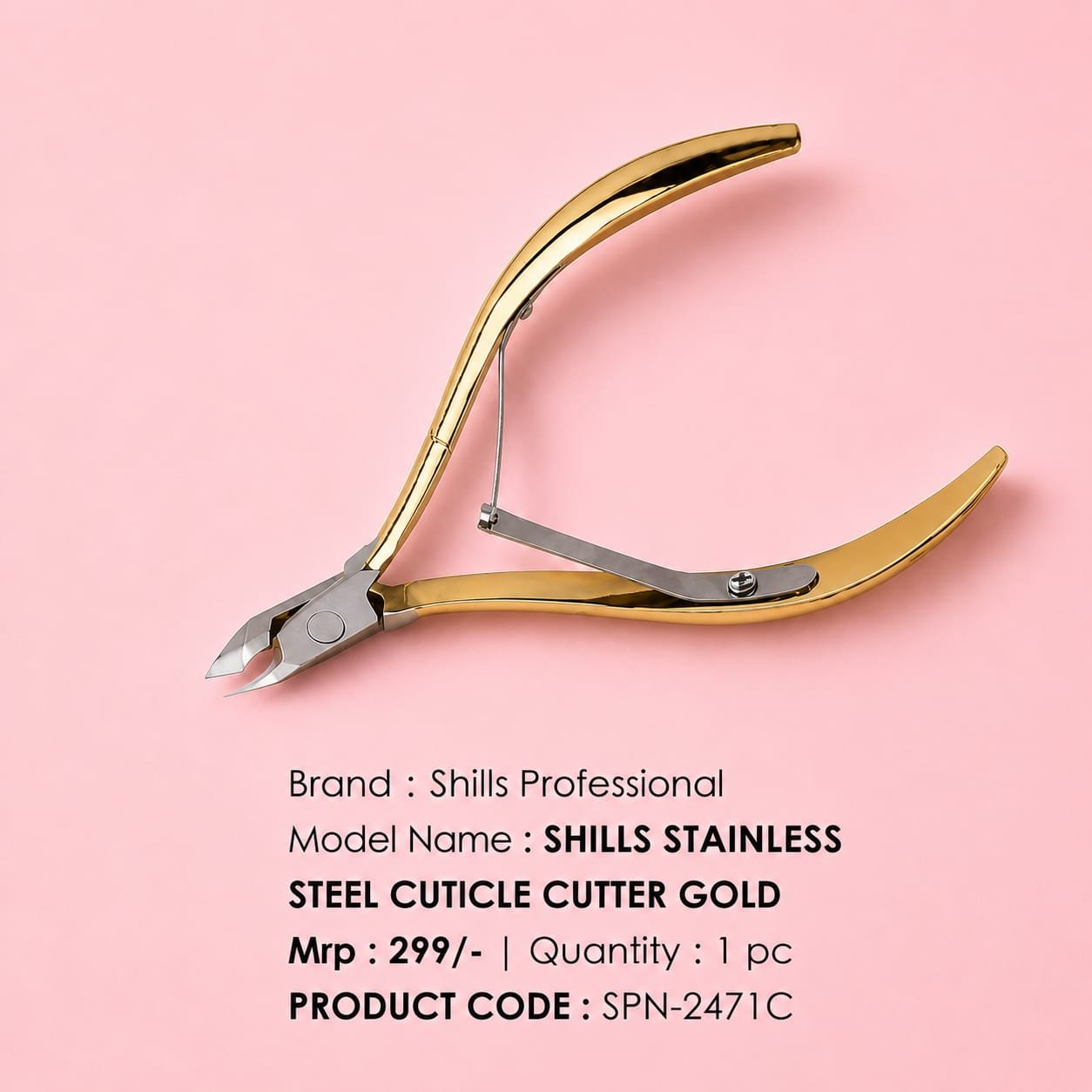 Shills Stainless Steel Cuticle Cutter