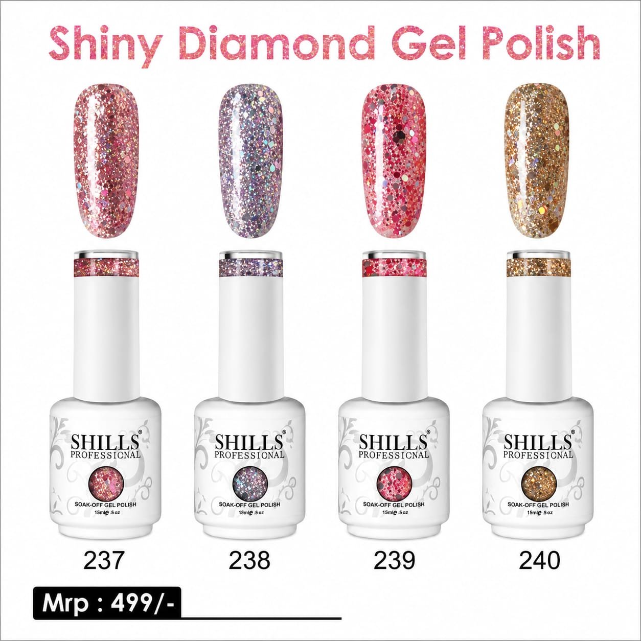 Shills Shiny Diamond Gel Polish