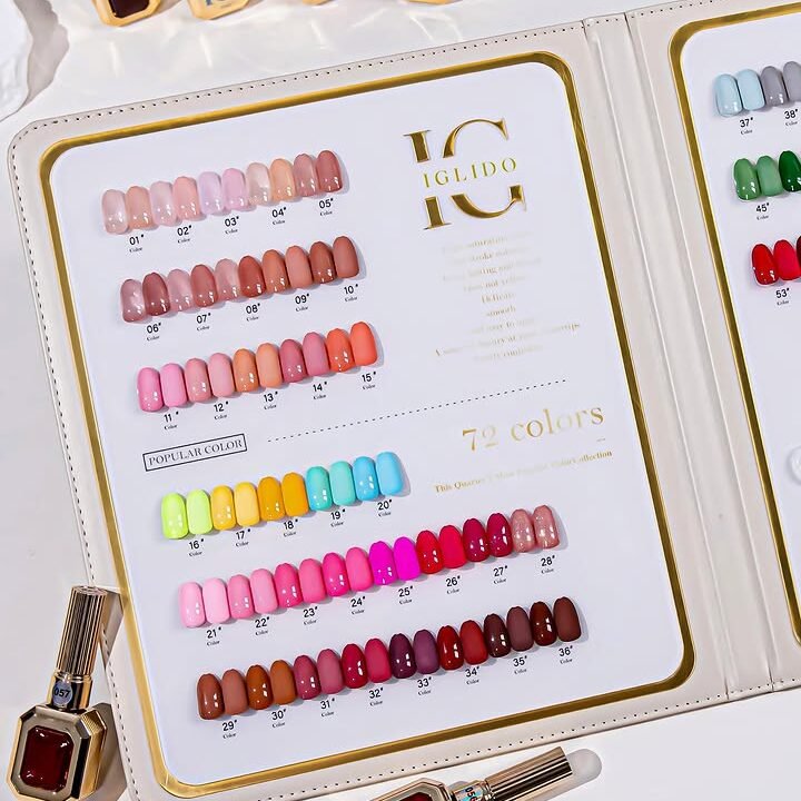 IGLIDO 72 Shades Gel Polish