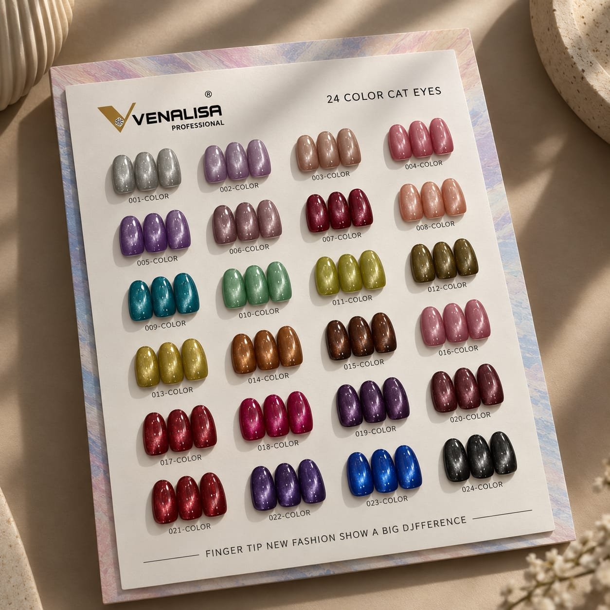 Venalisa 24 Color Cat Eye Gel Polish